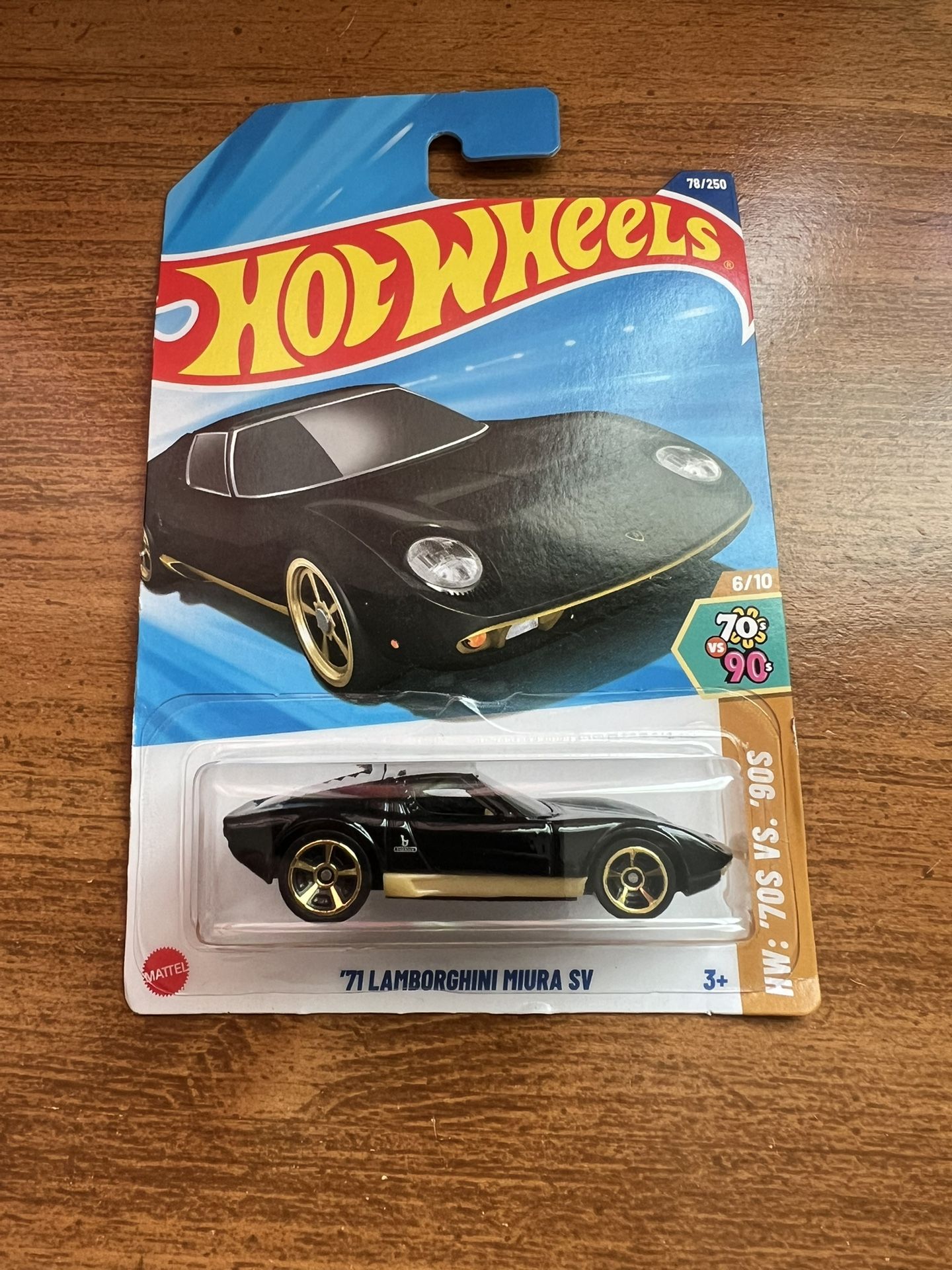 Hot Wheels Black Lamborghini – Brand New | Miura SV