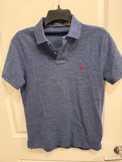 Polo Ralph Lauren Custom Slim Fit navy blue men polo- size small