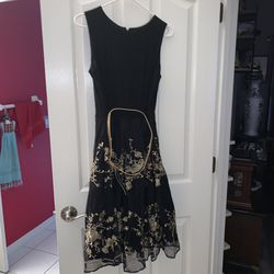 NWOT R&K Womens Sleeveless Black Dress Size 12