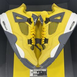 Jordan Retro 4 Lightning