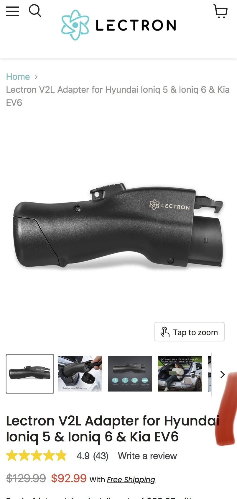Lectron V2L Adapter