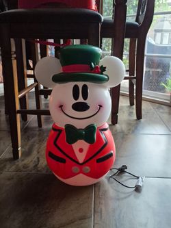 Christmas Mickey Mouse Light up