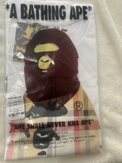 White Bape Tee Size L