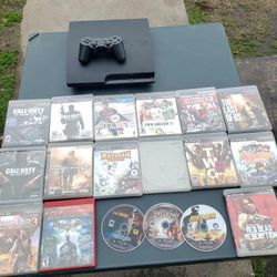 Playstation 3 Slim PS3 With 1 Controller. 20 Great Games... & Free Delivered For $320!... Is Big Combo Deal. All work 100% trade are welcome yes come 