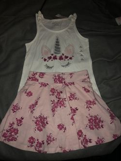 Girls skort set size 5/6
