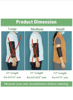 Elbow Brace Splint Arm size small