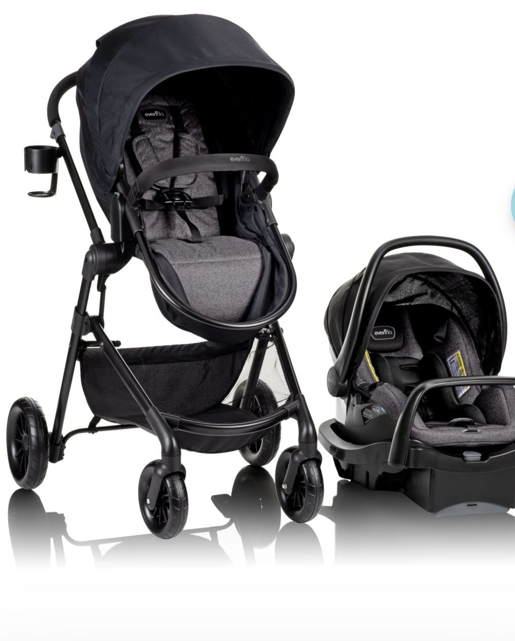 Evenflo Car Seat and Stroller