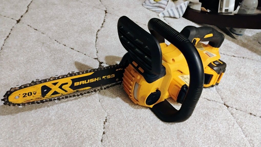 DeWalt 20 volt  Max chainsaw and accessories