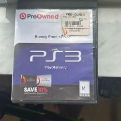 Enemy Front PS3