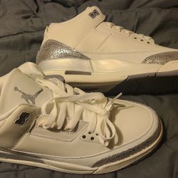 Jordan 3 Cement Gray, Metallica Silver