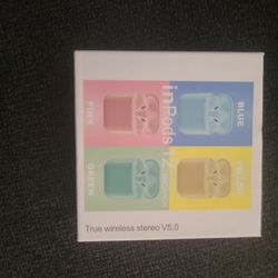 InPods 12 TWS Wireless Earbuds – White Bluetooth Headphones