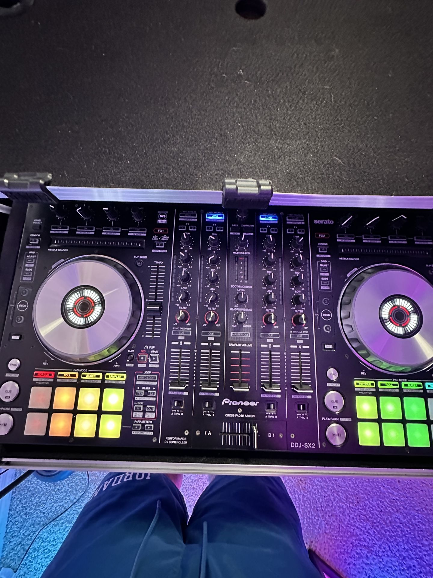 DDJ-SX2 W/ Gator Flight Case (includes Laptop Shelf & Wheels)
