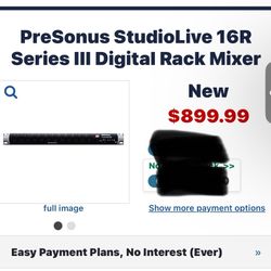 PreSonus Studio Love 16R Series III Digital Rack Mixer