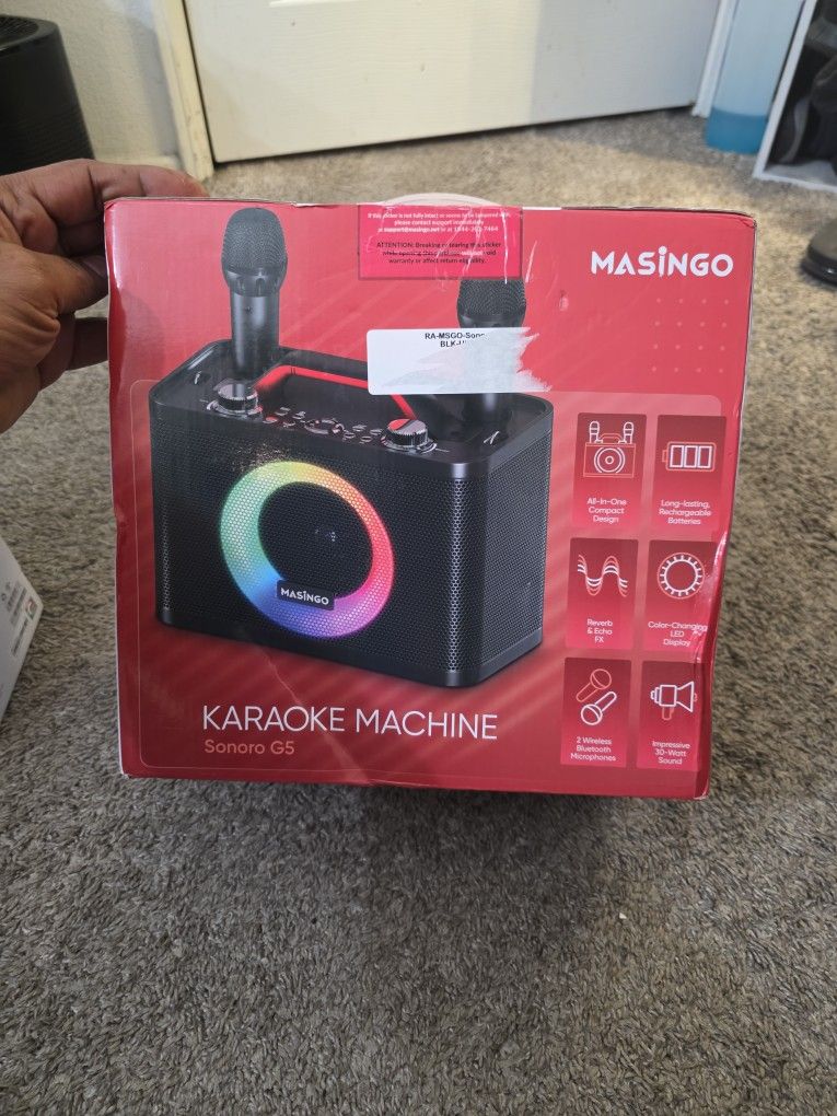 MASINGO G5 Karaoke Machine