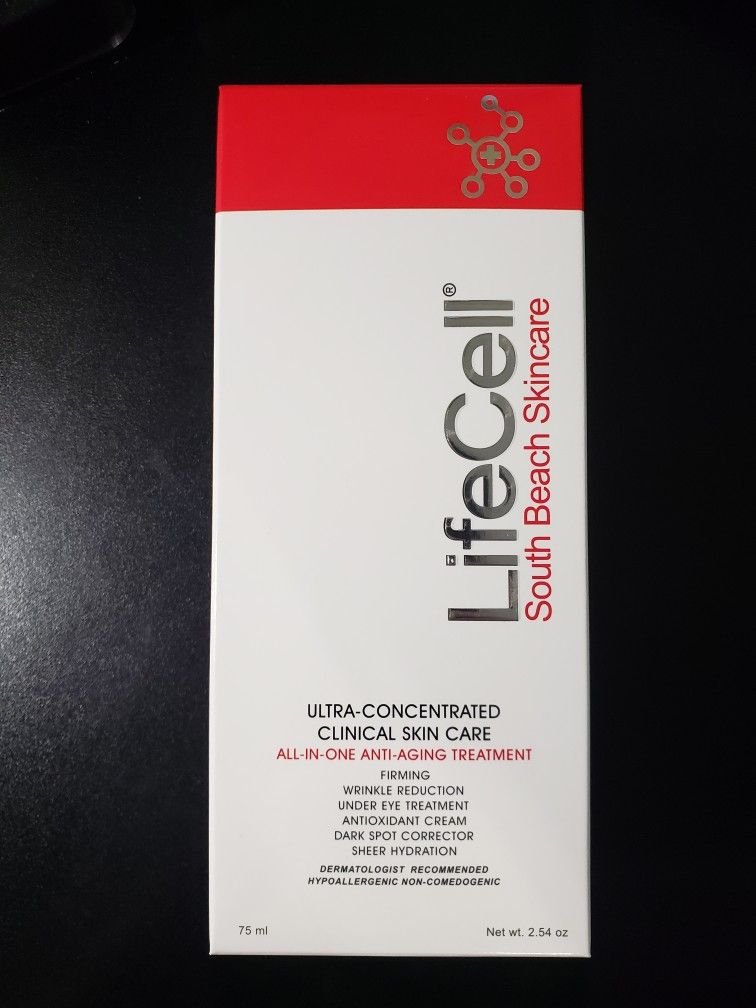 LifeCell South Beach Skincare All In One Anti-Aging Treatment 2.54 oz