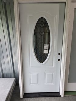 Exterior  Prehung 36x80  Scratch  On It 