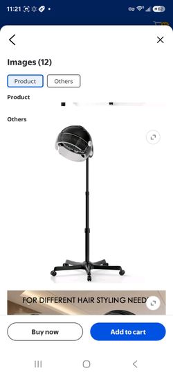 Stand hair dryer