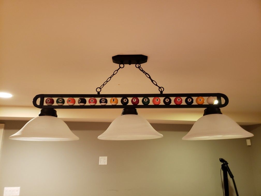 Pool table light