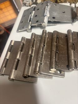 Lot of Steel Door Hinges