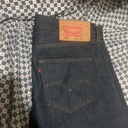 Blue Levis 501s