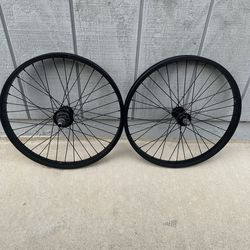 BMX 20 inch Mission wheel set