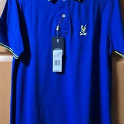 Psycho Bunny Men Polo Sz M