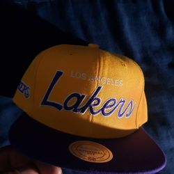 Mitchell And Ness Lakers Snapback 