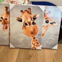 Giraffe Canvas Photos 