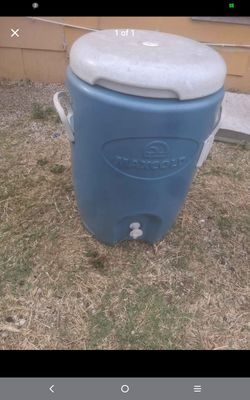 Blue igloo thermo $20