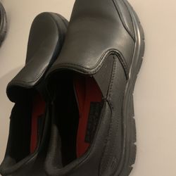 Sketcher slip on work shoes