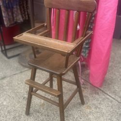 Antique highchair
