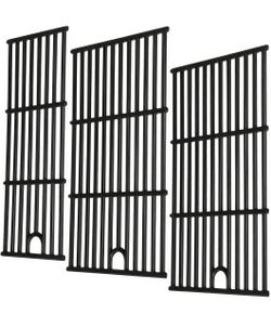 Porcelain-Coated Cast Iron Grill Grates Set of 3
