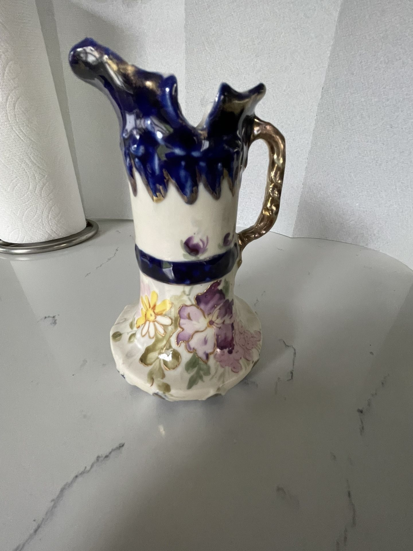 Antique Austrian Porcelain Pitcher