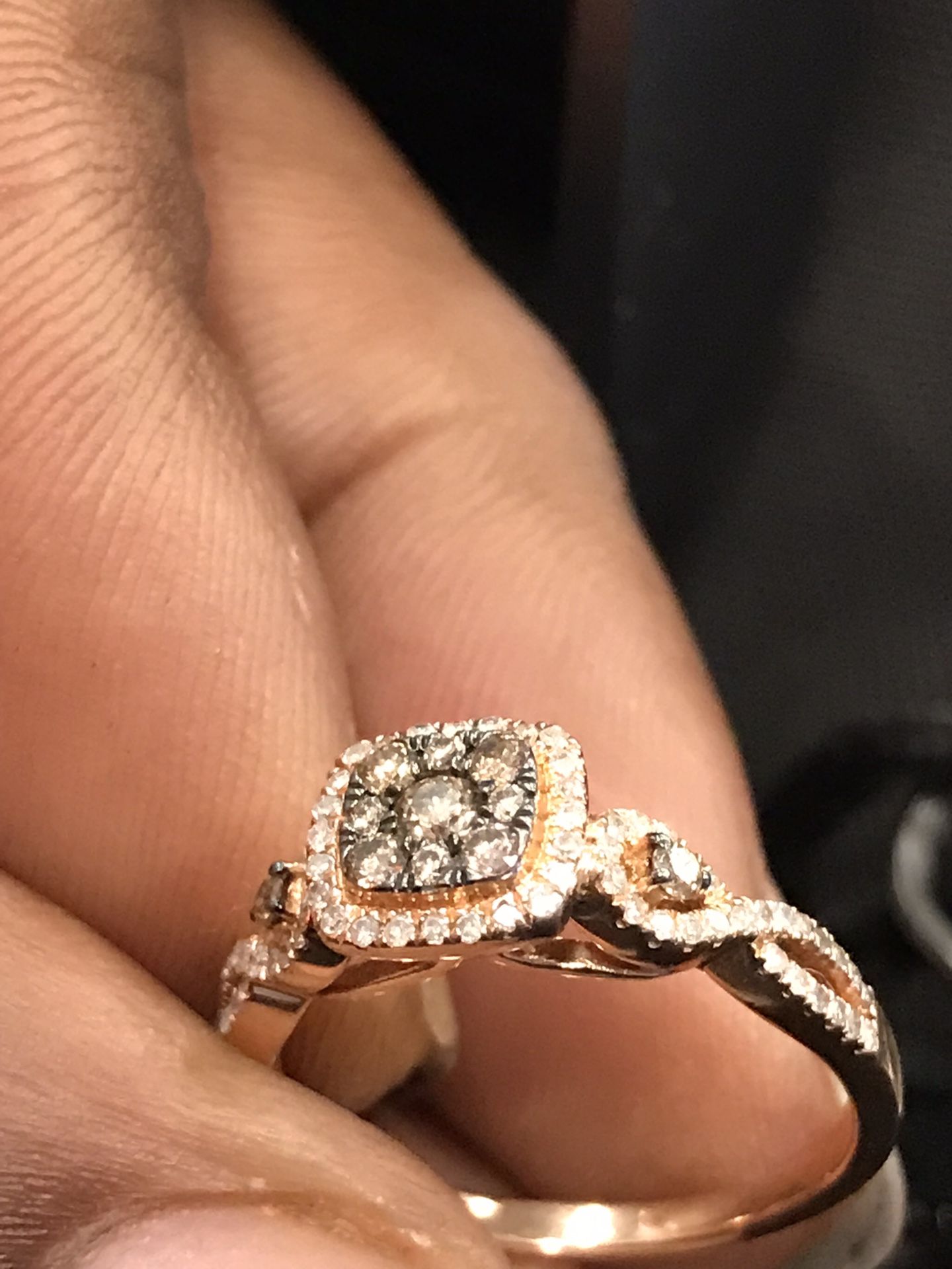 100% Rose Gold Ring