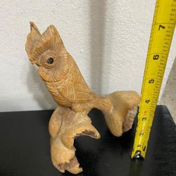 LECHUZA ANTIGUA DE RESINA