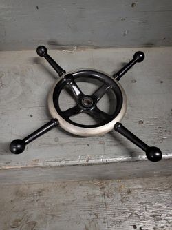 Walker Turner Captain Wheel Drill Press Feed Handle Ship Wheel Tool Shop Garage Tools