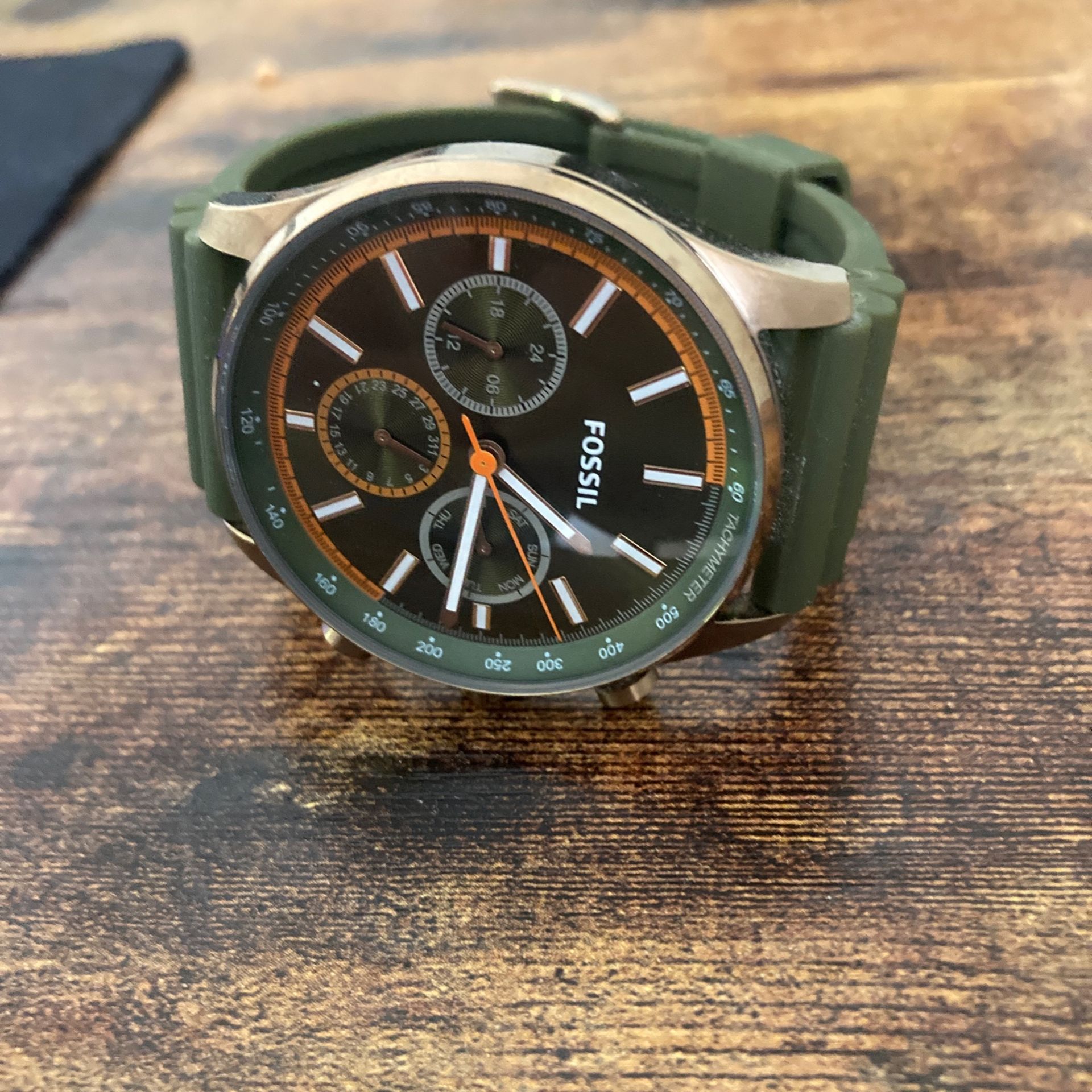 Fossil Watch Army Green
