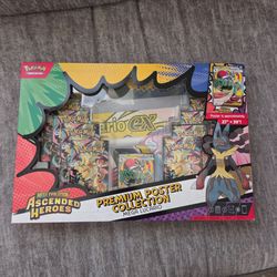 Pokemon ascended heros premium poster collection lucario