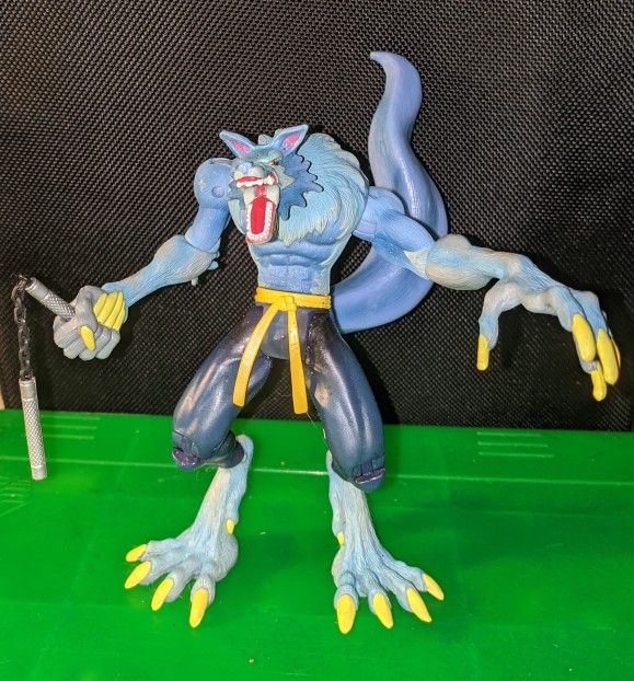 Vintage 1999 ToyBiz Darkstalkers 3 Jon Talbain Wolf HTF