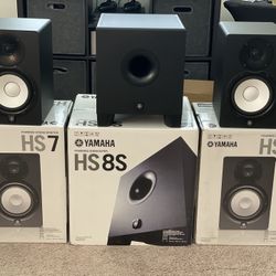 Yamaha HS7 Monitor Pair with HS8S Subwoofer