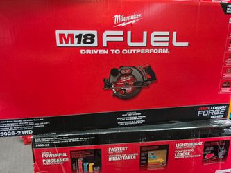 New RELEASE 10-1/4" M18 Milwaukee Fuel brushless wormdrive drive kit, 12.0Ah FORGE battery and charger included,Financing Available