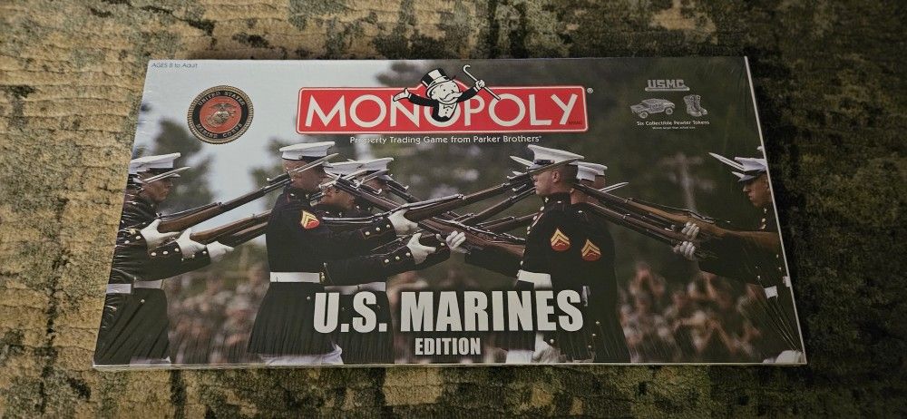 U.S. Marines Edition Monopoly Brand New Factory Sealed!!
