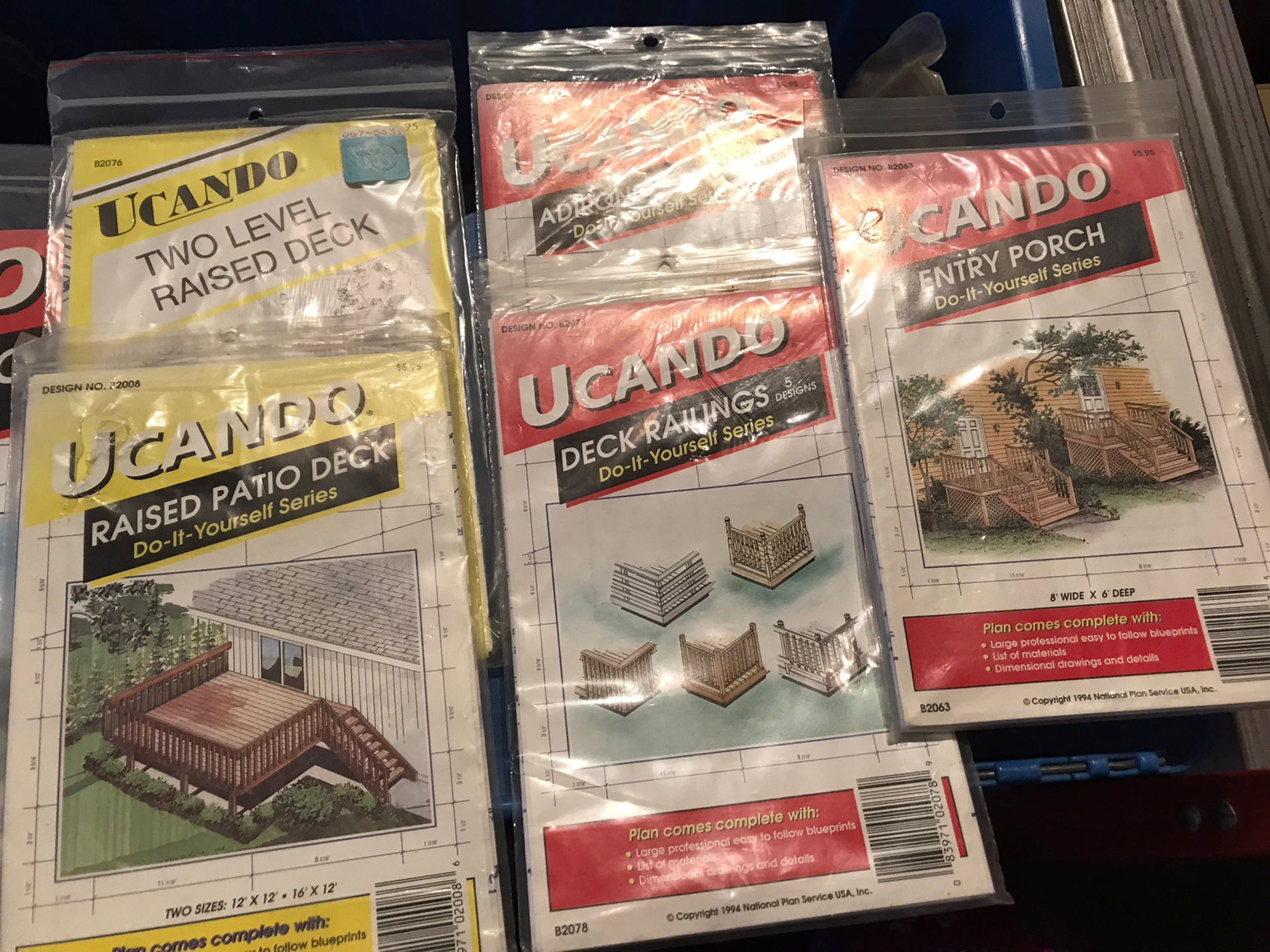 New Do It Yourself Series Blue Prints Ucandoit “2 Level Raised Patio Deck” OR “raised Patio Deck