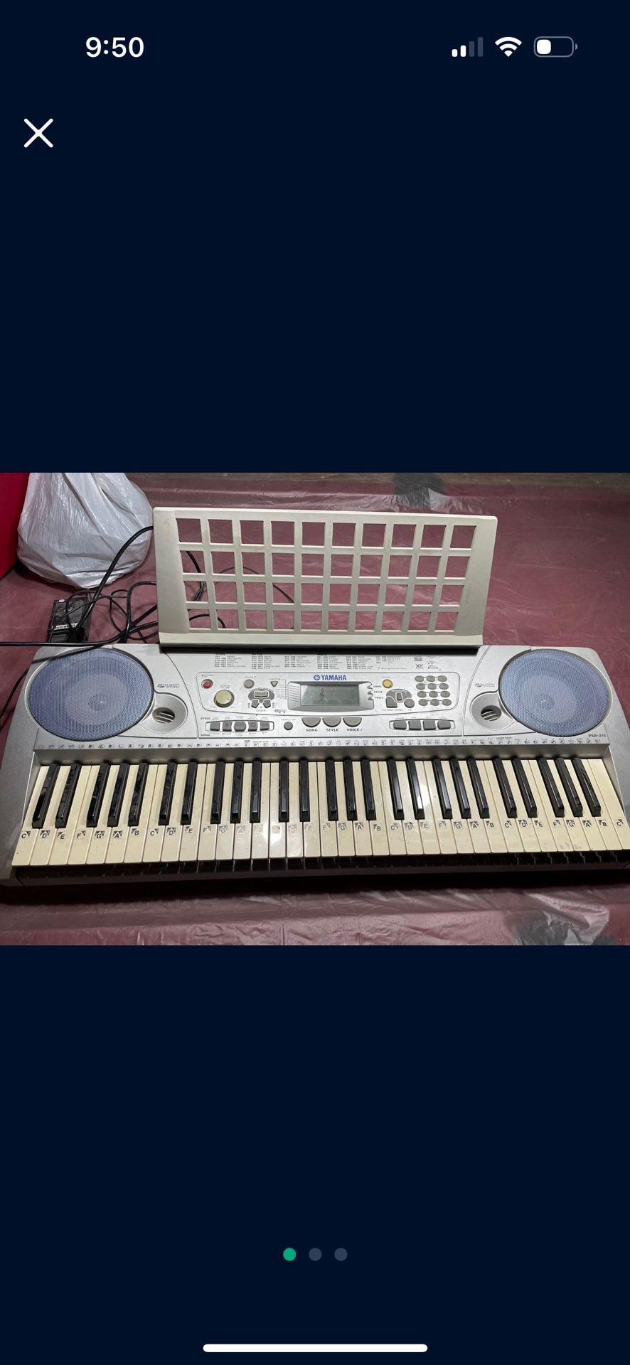 Yamaha PSE-275 Keyboard