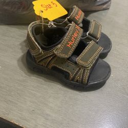 Hurley Sandals Size 5c