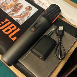 JBL Wireless Microphone w/ Dual-Channel Receiver - Original JBL Pro Sound, Connects 2 Microphones