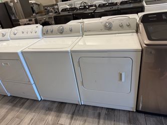 Maytag centennial washer and dryer set electric with warranty