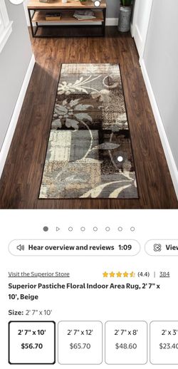 Superior Pastiche 10ft Indoor Runner Rug