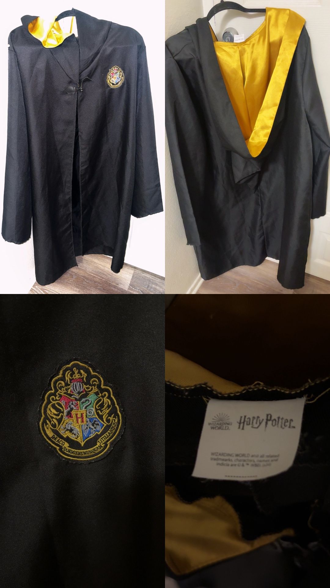 Wizarding World Of Harry Potter Adult One Size Robe 