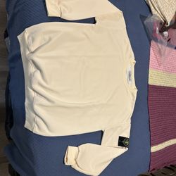 New Stone Island Cream Sweatshirt (med)